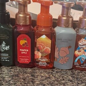 7 Bath & Body Works Festive Foaming Hand Soap Set